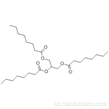 Ácido octanoico, 1,1 &#39;, 1&#39; &#39;- (1,2,3-propanetriil) éster CAS 538-23-8